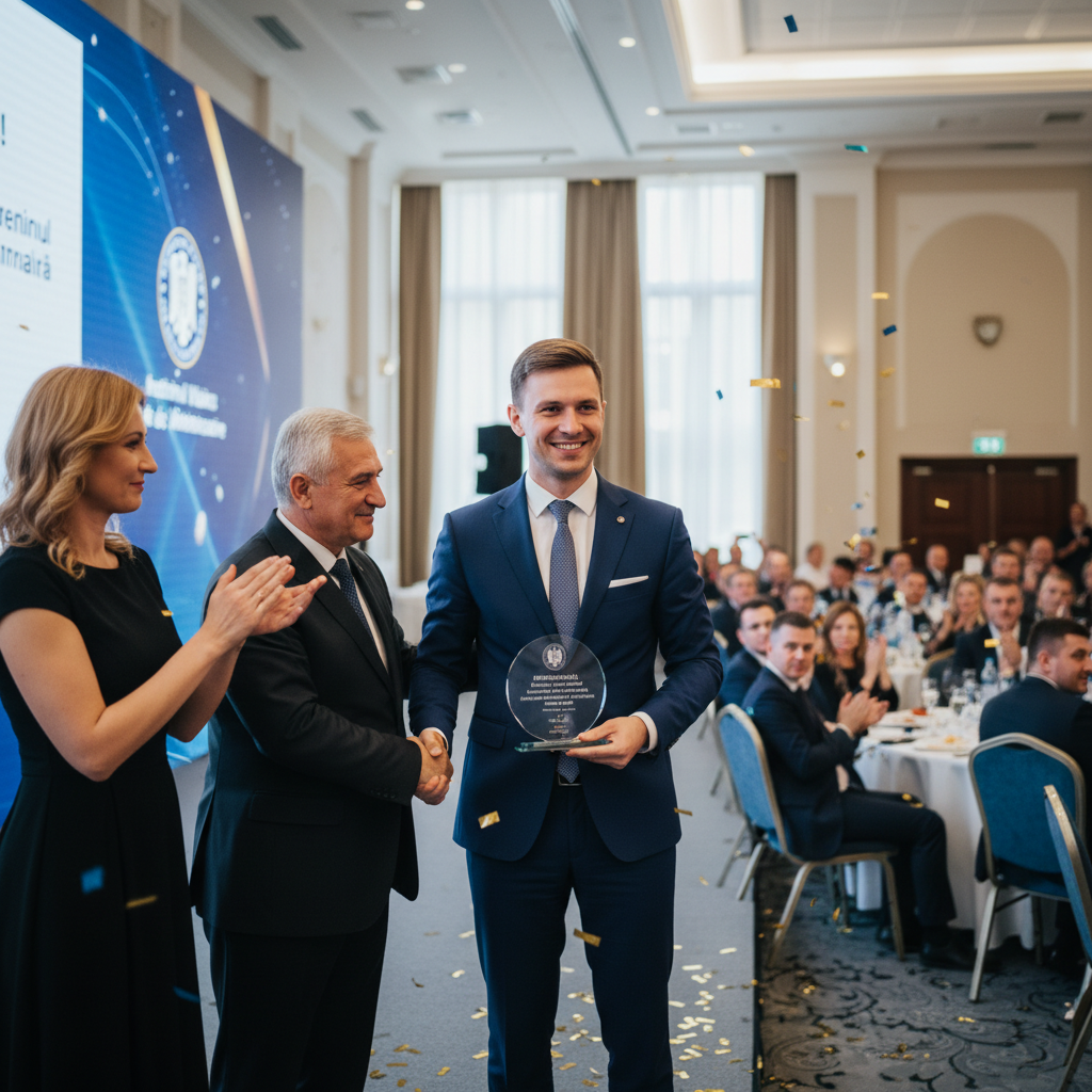 Cosmin Vlaicu din Sălaj, premiat Funcționarul Public al Anului de Institutul de Științe Administrative