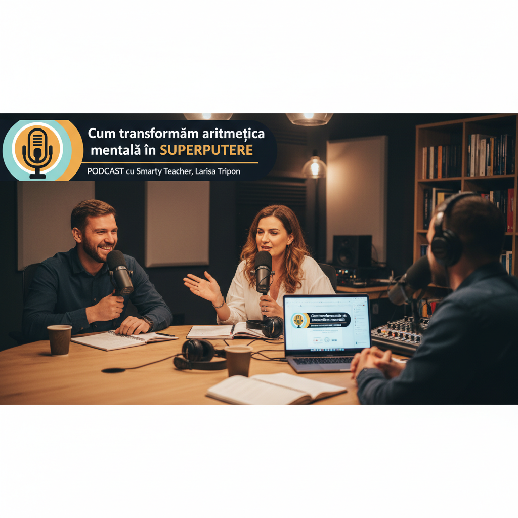 Cum să transformi aritmetica mentală într-o superputere – podcast cu Smarty Teacher, Larisa Tripon