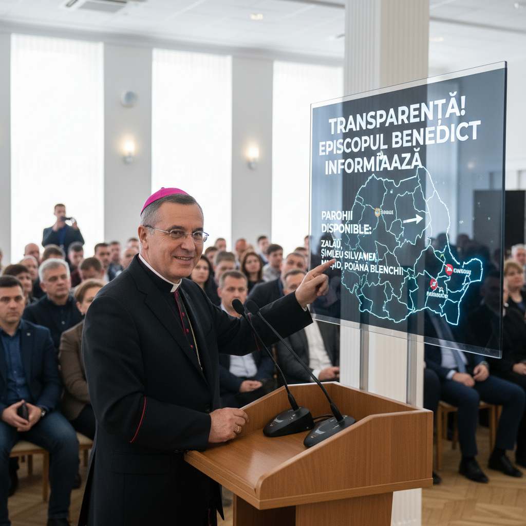 Episcopul Benedict anunță parohiile cu posturi disponibile în Zalău, Șimleu Silvaniei, Mirșid și Poiana Blenchii