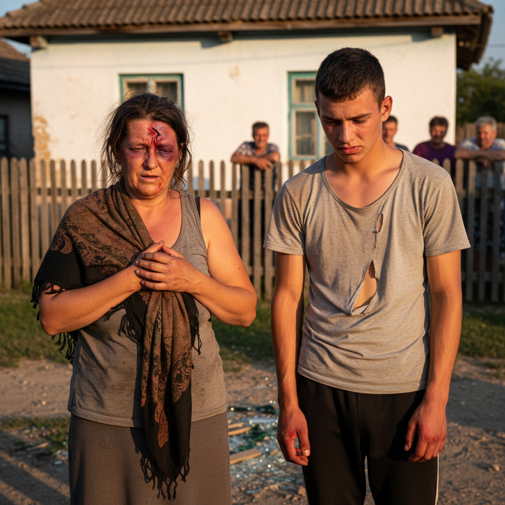 Femeie și tânăr agresați cu brutalitate în satul Rastolțu-Desert; victima lovită cu paharul în cap