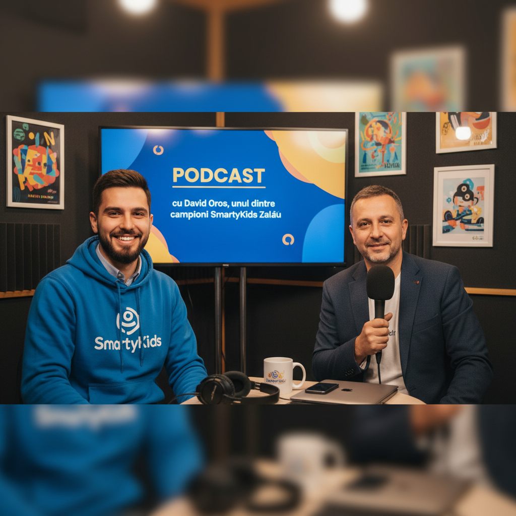 Podcast exclusiv cu David Oros, campion SmartyKids Zalău
