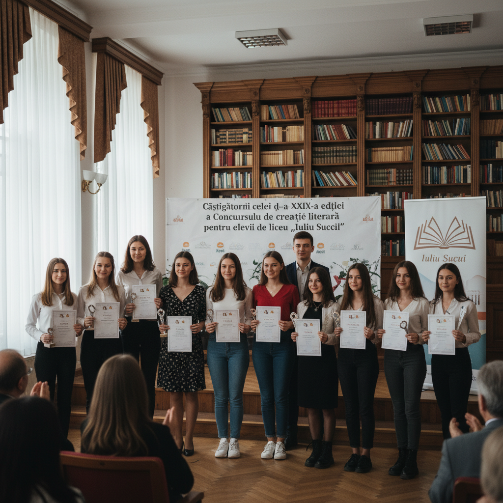 Premianții celei de-a XXIX-a ediții a Concursului de creație literară Iuliu Suciu pentru liceeni
