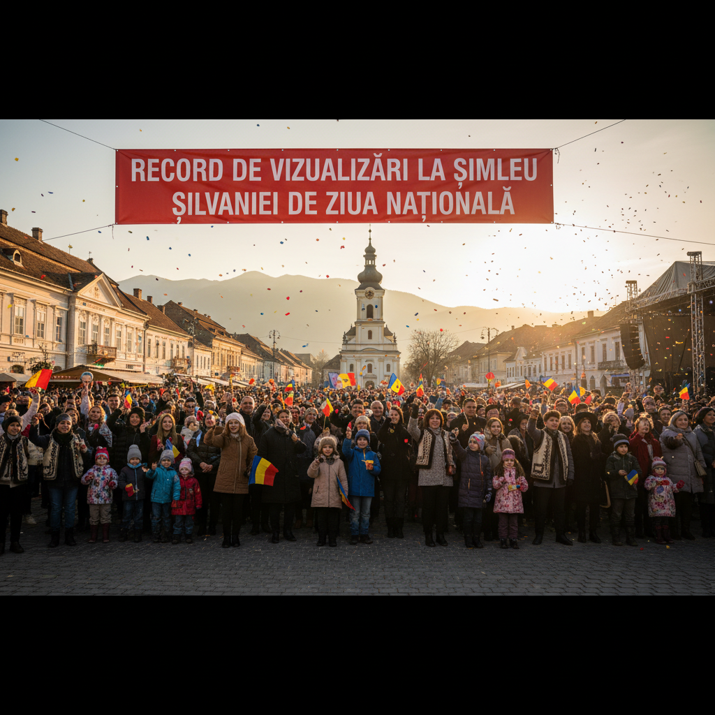 Record de vizualizări la Şimleu Silvaniei cu ocazia Zilei Naţionale