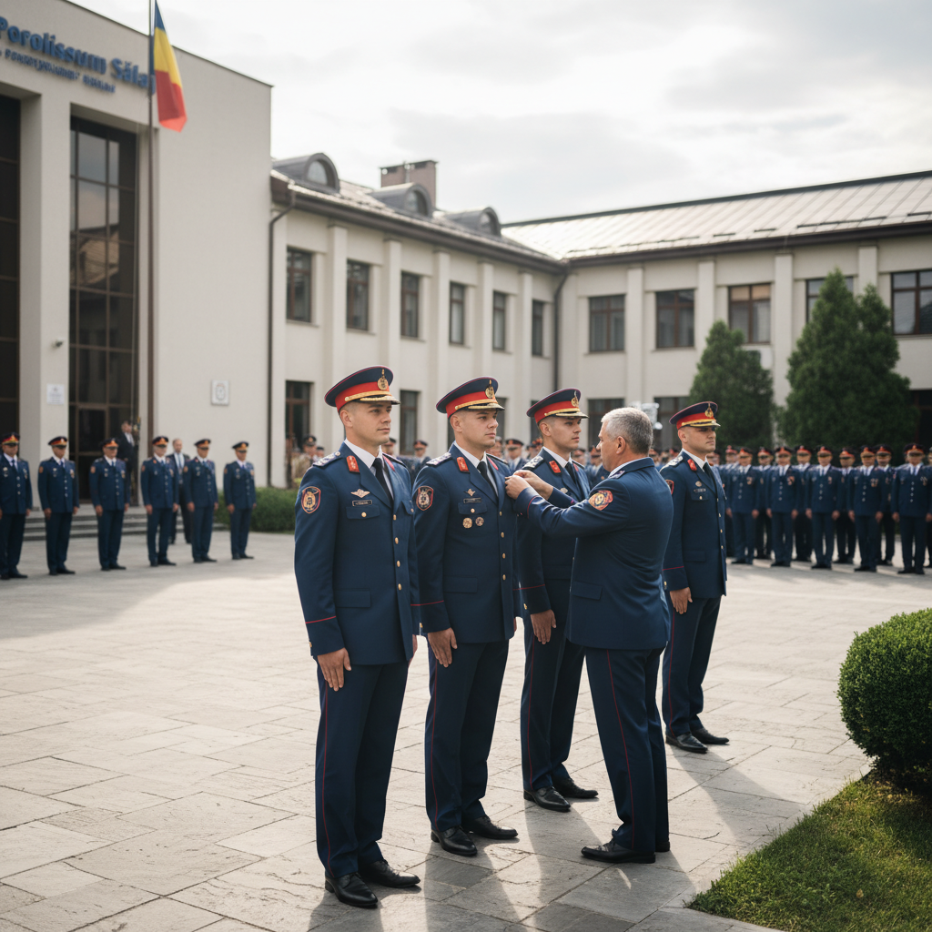 Ziua Națională celebrată prin avansări în grad la ISU Porolissum Sălaj